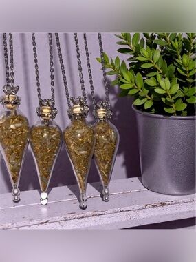 Prosperity Spell Jar Necklace💸